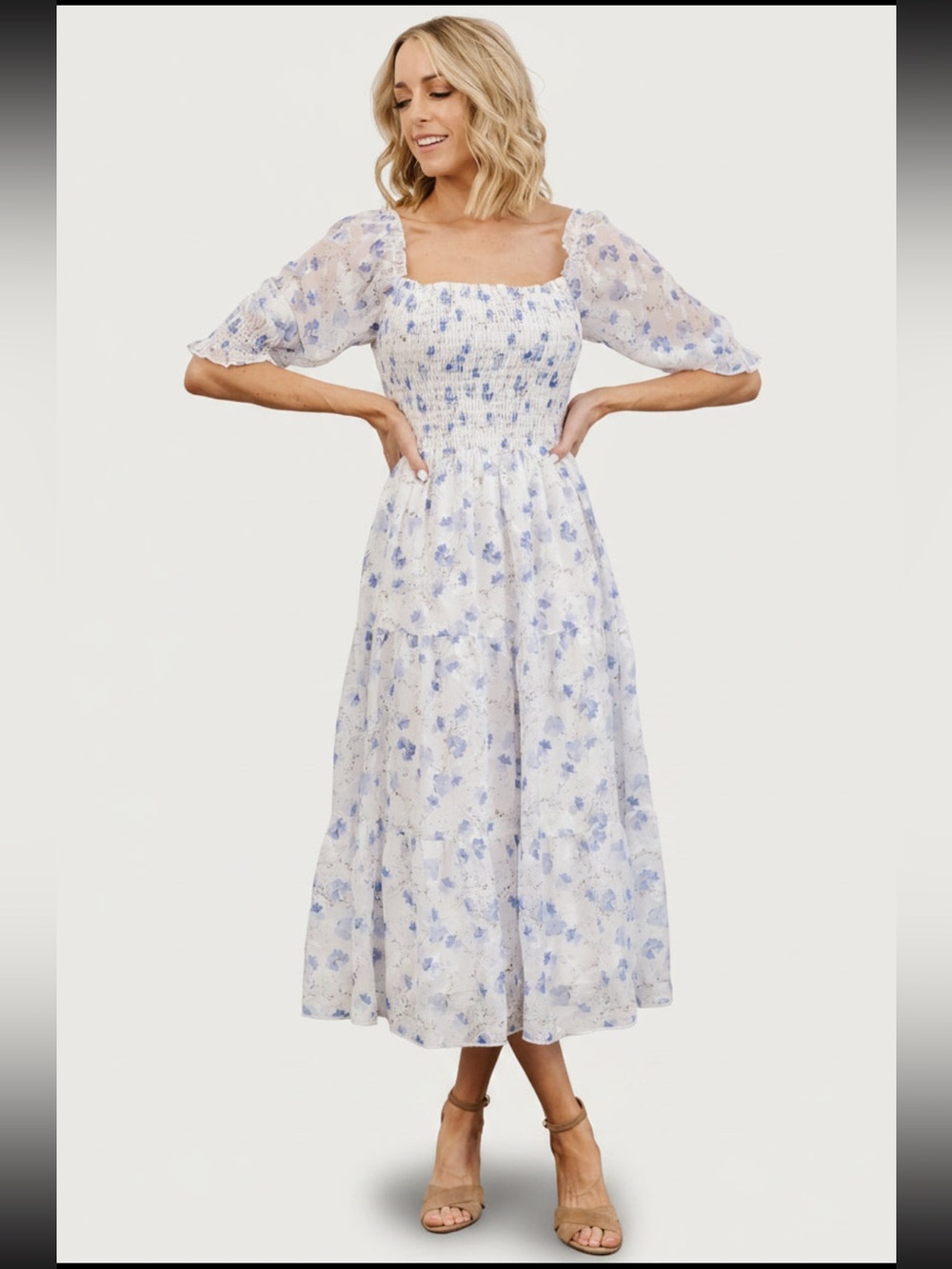 Fabian Jacquard Midi Dress - 1X